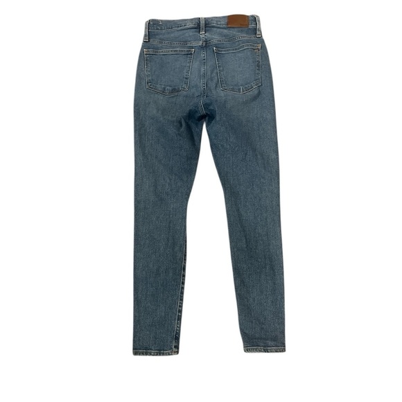 Madewell 10" High-Rise Skinny Jeans in Dewitt Wash - size 27 - Picture 4 of 9